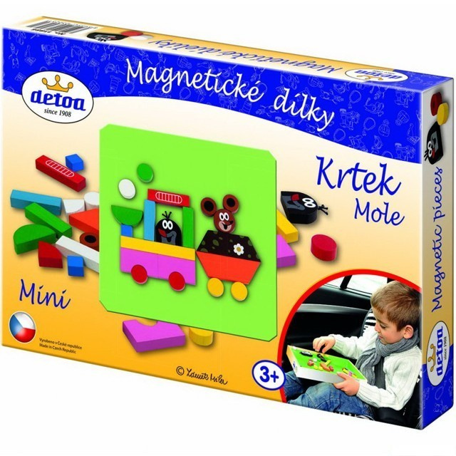 Detoa magnetické dílky Krtek MINI