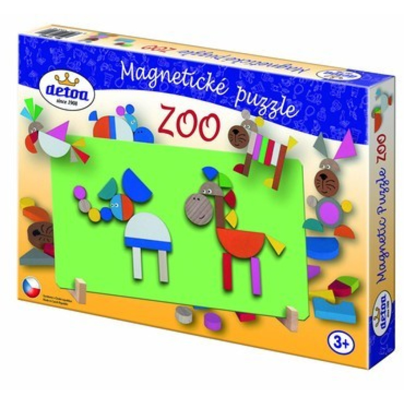 Detoa magnetické puzzle ZOO