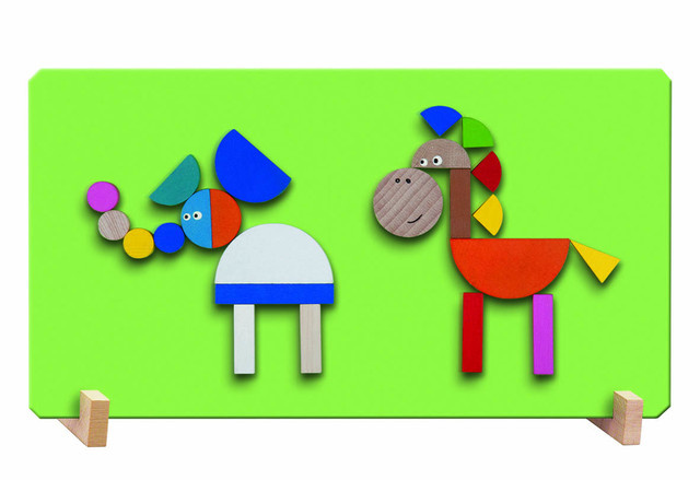 Detoa magnetické puzzle ZOO