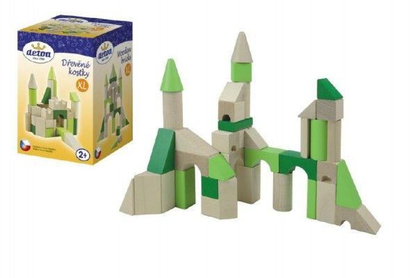 Detoa dřevěné kostky XL