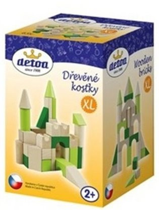 Detoa dřevěné kostky XL