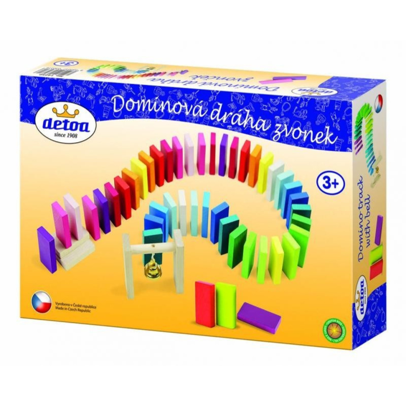 Dominová dráha se zvonečkem 95 ks