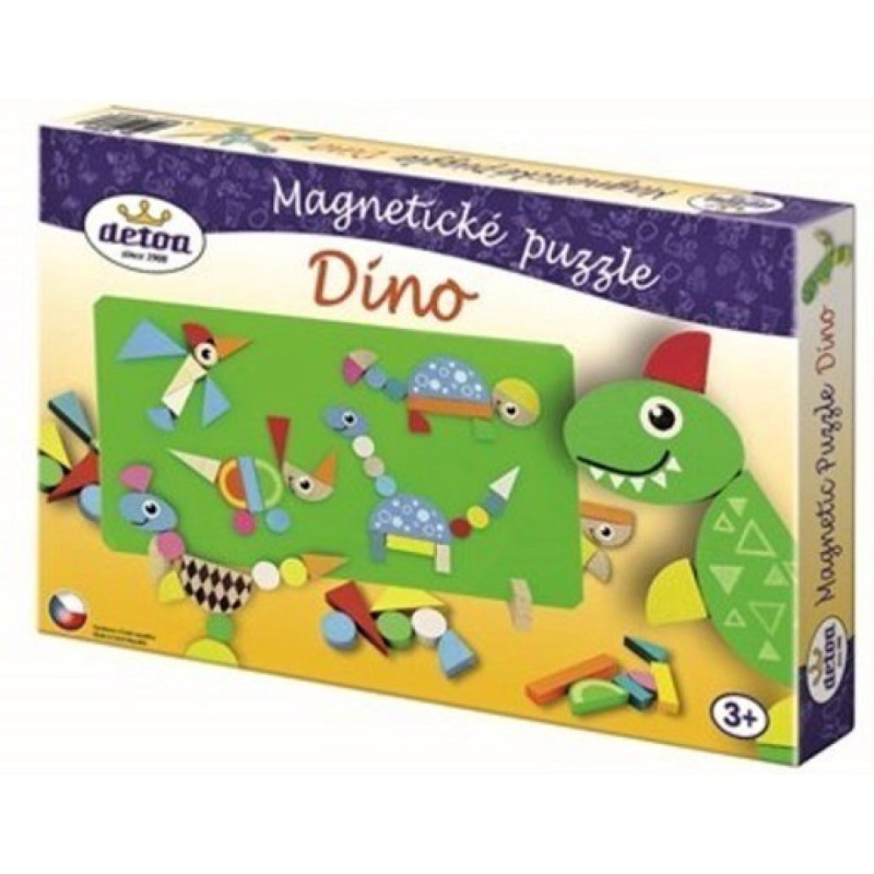 DETOA Magnetické Puzzle Dino