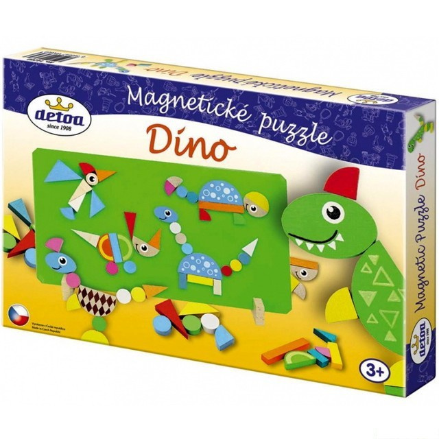 DETOA Magnetické Puzzle Dino
