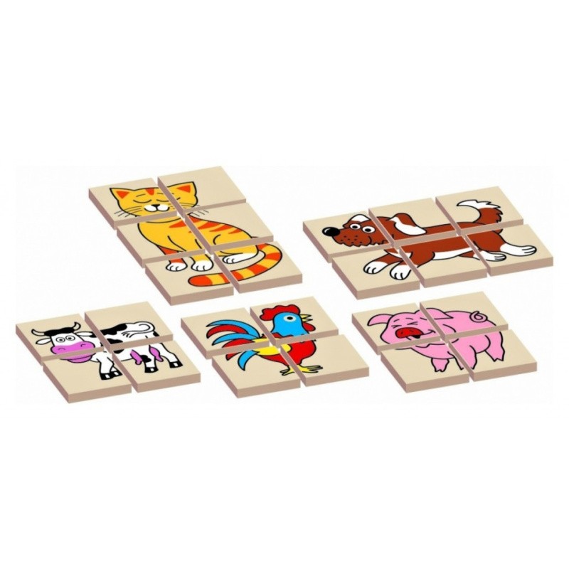 Detoa skládanka zvířátka