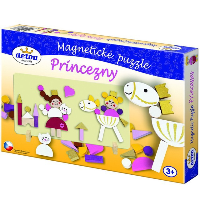 DETOA Magnetické puzzle Princezny