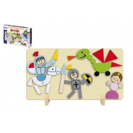 Detoa Magnetické puzzle Rytíři