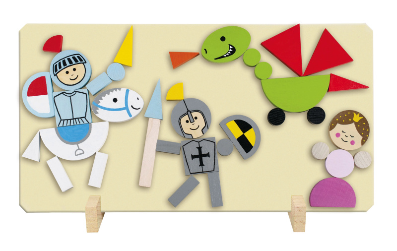 Detoa Magnetické puzzle Rytíři