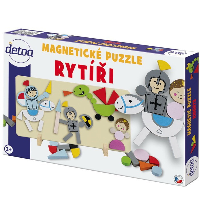 Detoa Magnetické puzzle Rytíři