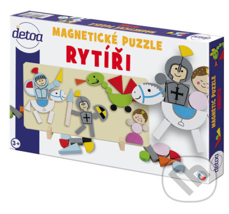 Detoa Magnetické puzzle Rytíři