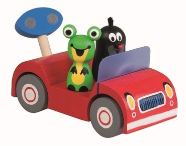Detoa Krtek na výletě růžové auto
