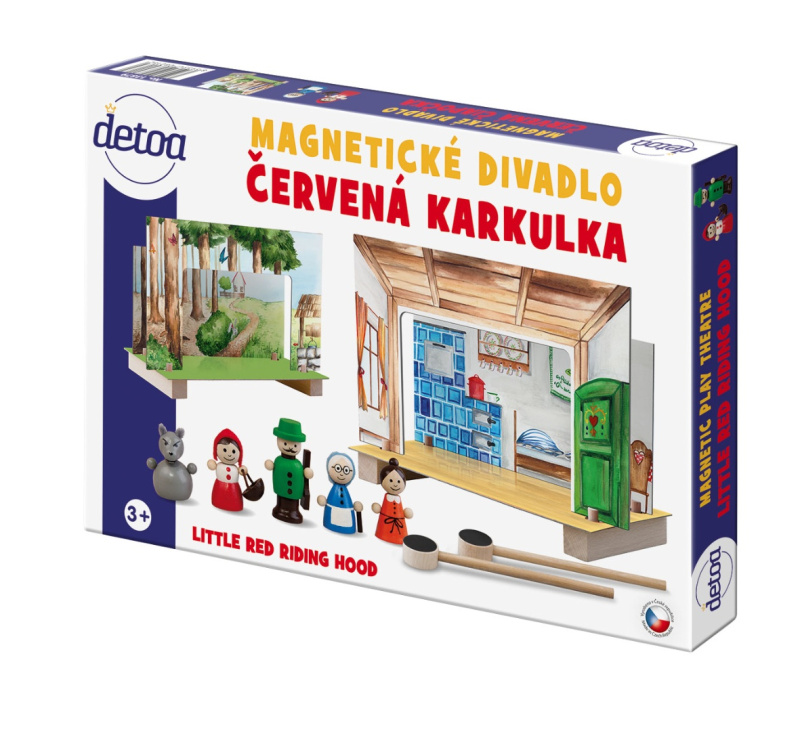 Divadlo magnetické Červená Karkulka