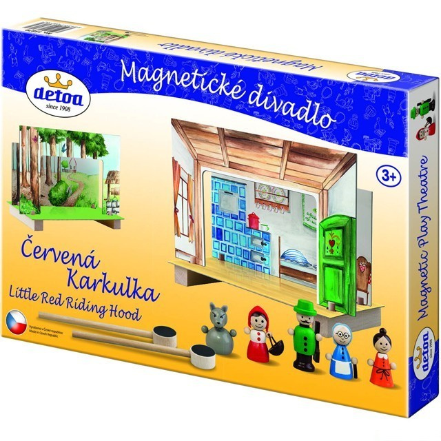 Divadlo magnetické Červená Karkulka