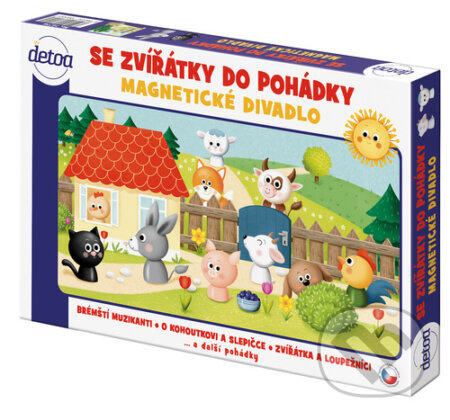 Magnetické divadlo se zvířátky do pohádky
