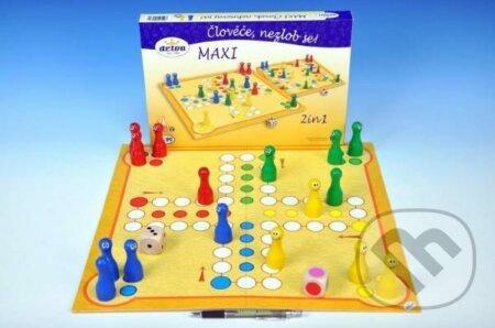Člověče, nezlob se maxi 2v1 společenská hra v krabici 33,5x23x3,5cm