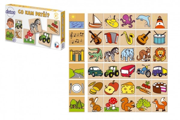 Detoa puzzle co kam patří