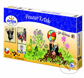 Dřevěné pexeso Krteček - 36 dílků