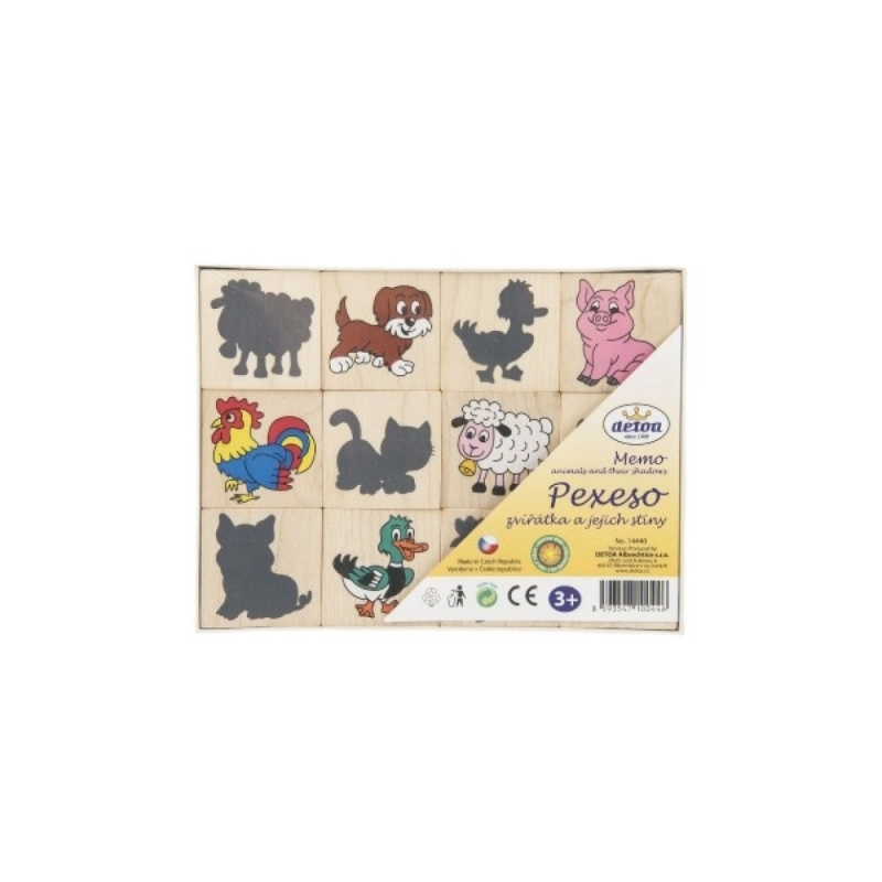 Detoa pexeso Zvířátka a jejich stíny