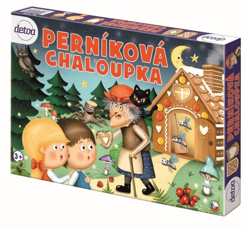 Perníková chaloupka společenská hra v krabici 33,5x23x3,5cm