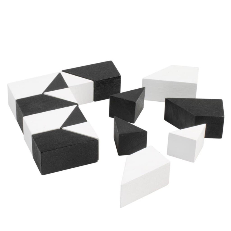 Černobílý Tangram - hra z kategorie