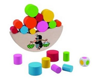 Detoa Krtku nerozlij to balanční hra 20 dílků v taštičce