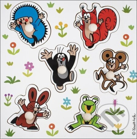Detoa vkládací puzzle Krteček malé