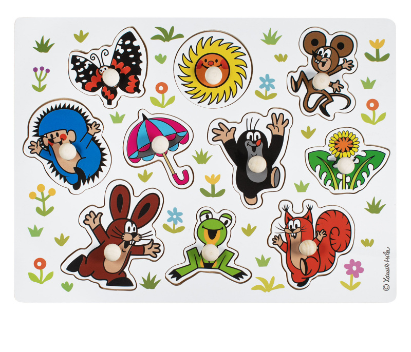 Detoa vkládací puzzle Krteček velké