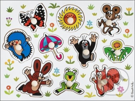 Detoa vkládací puzzle Krteček velké