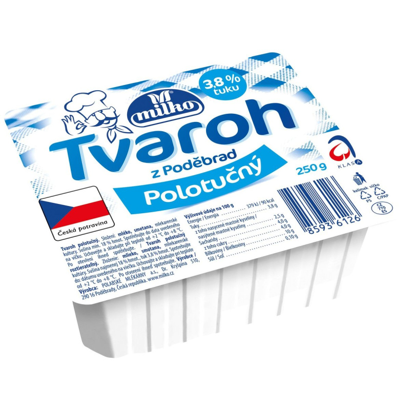 Milko Tvaroh polotučný