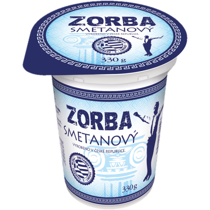 Zorba Smetanový jogurt natur 10%