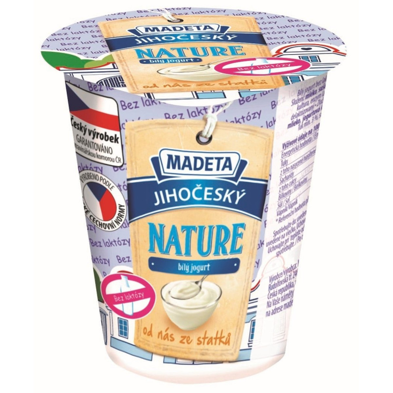 Madeta Jihočeský Nature jogurt bezlaktozový