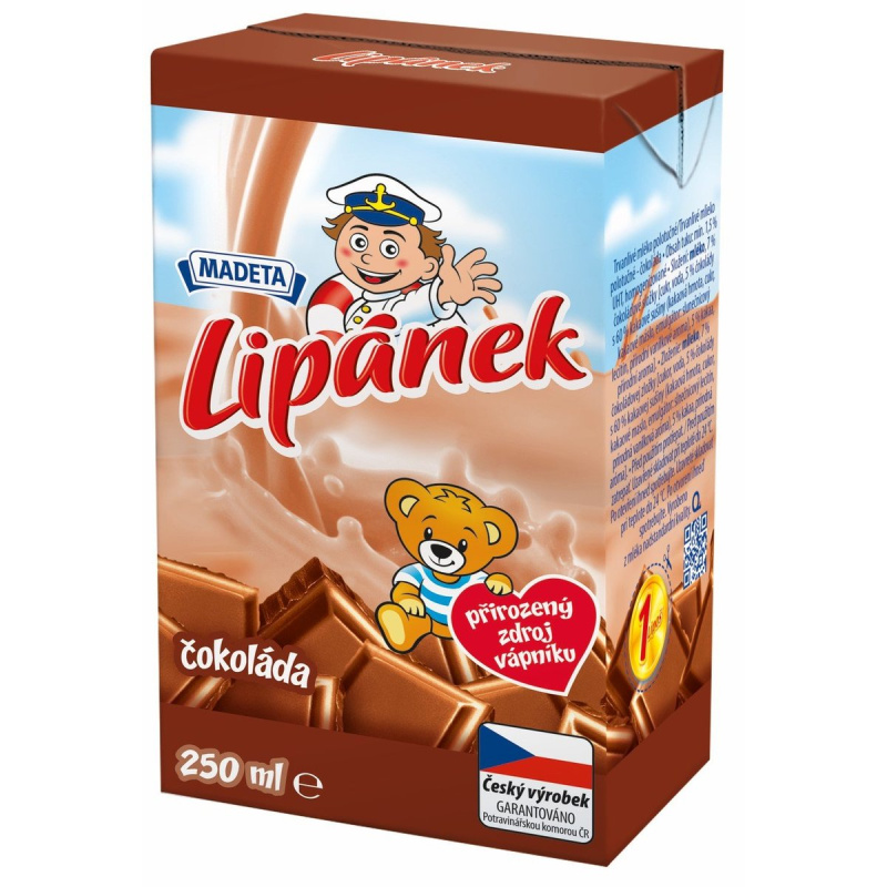 Madeta Lipánek mléko čokoládové 1,3 %