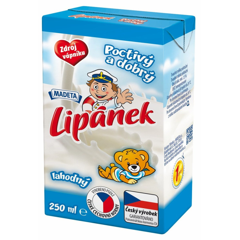 Madeta Lipánek mléko polotučné 1,5%
