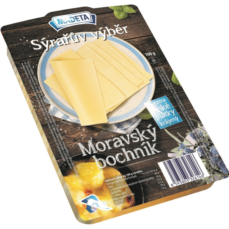 Madeta Sýrařův výběr Moravský bochník 45 % plátky