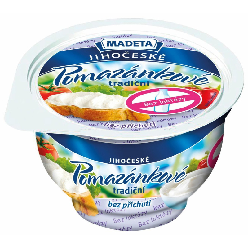 Madeta Jihočeské pomazánkové tradiční bezlaktózové