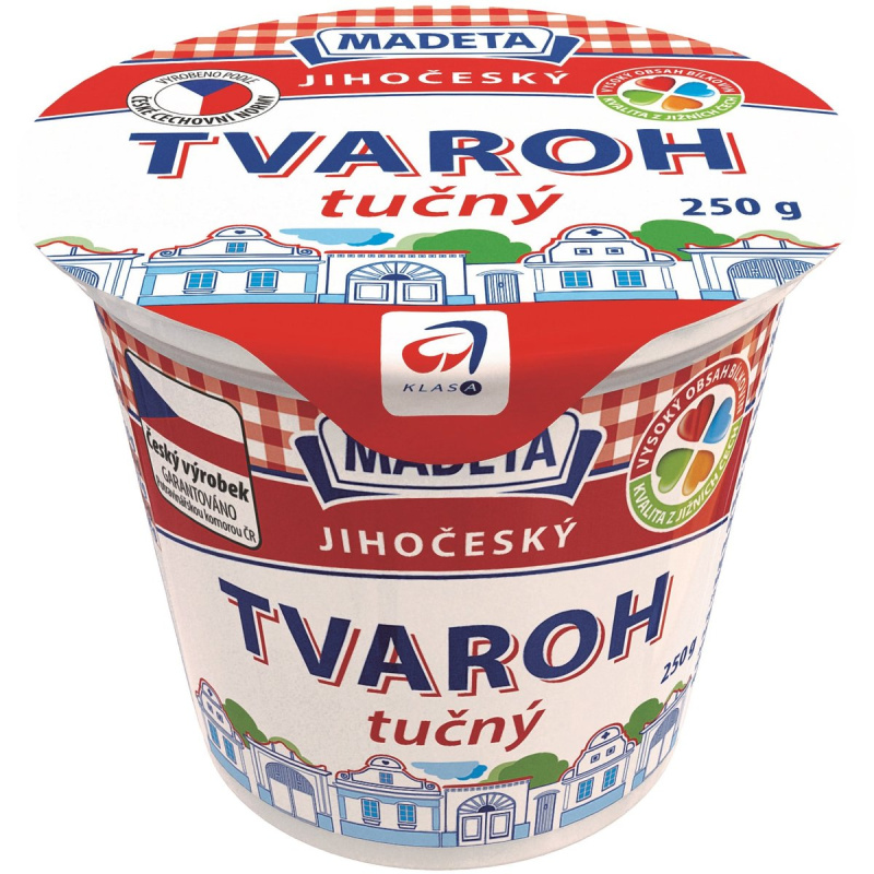 Madeta Jihočeský tvaroh tučný