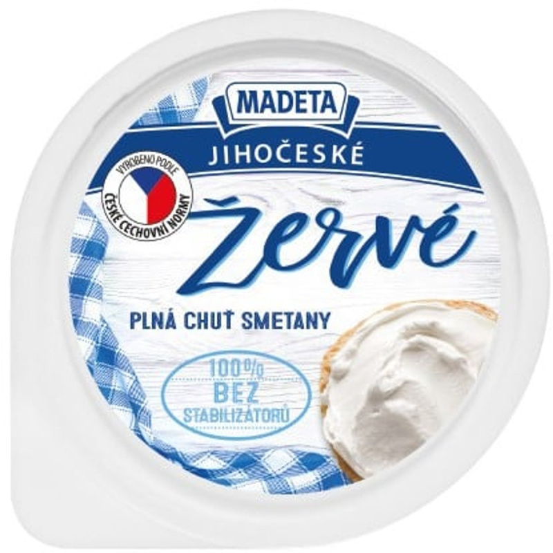Madeta Jihočeské žervé