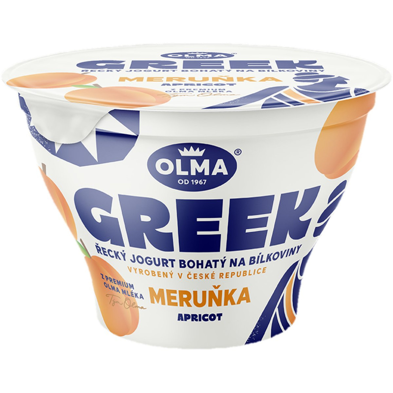Olma GREEK Řecký jogurt meruňka