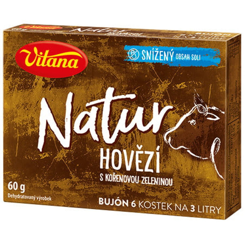 Vitana Natur bujón hovězí 3l (6×10g)