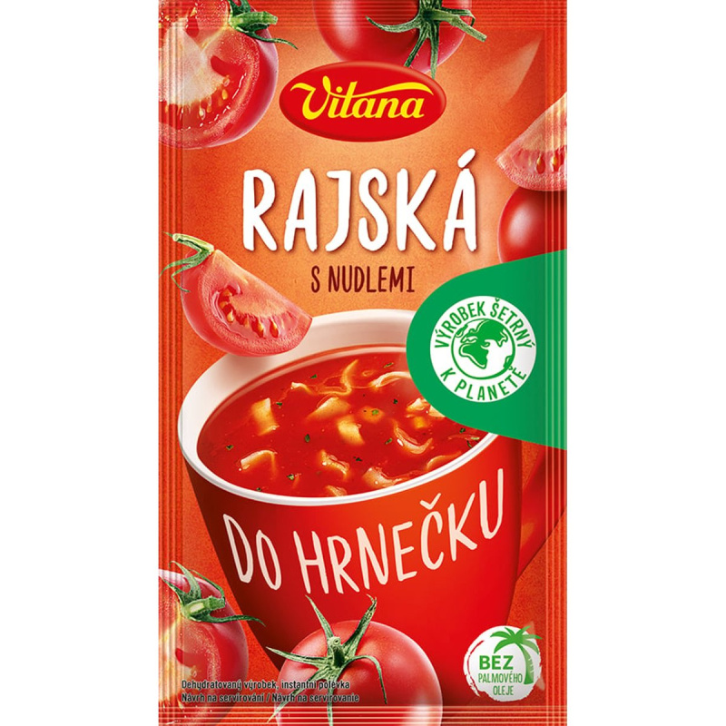 Vitana Do hrnečku Instantní polévka rajská s nudlemi