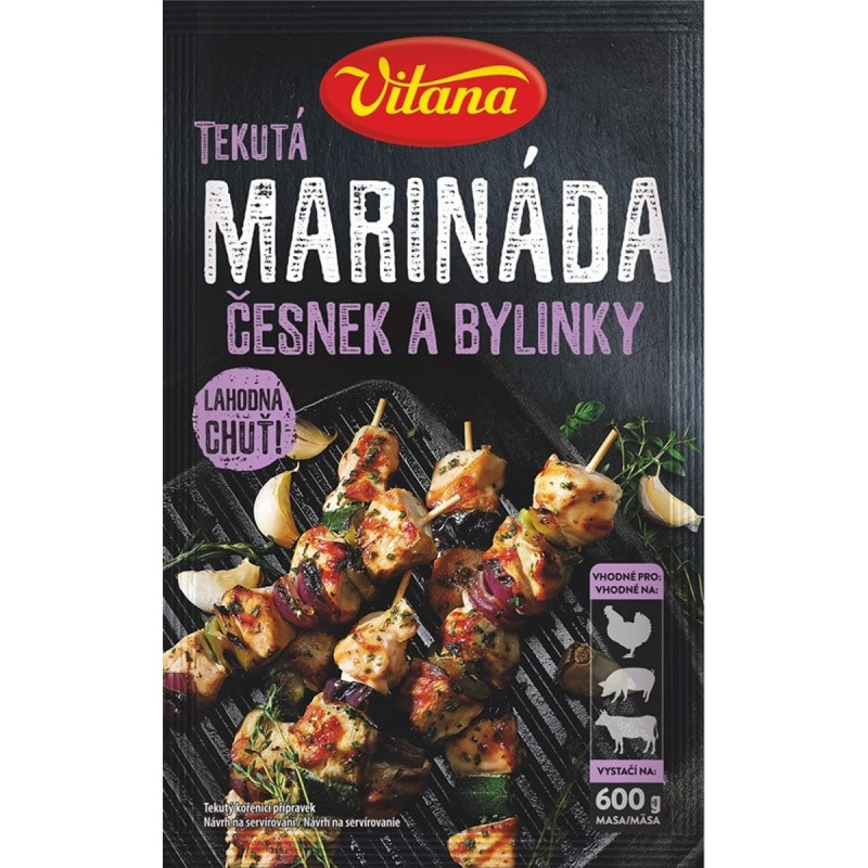 Vitana Tekutá marináda česnek a bylinky