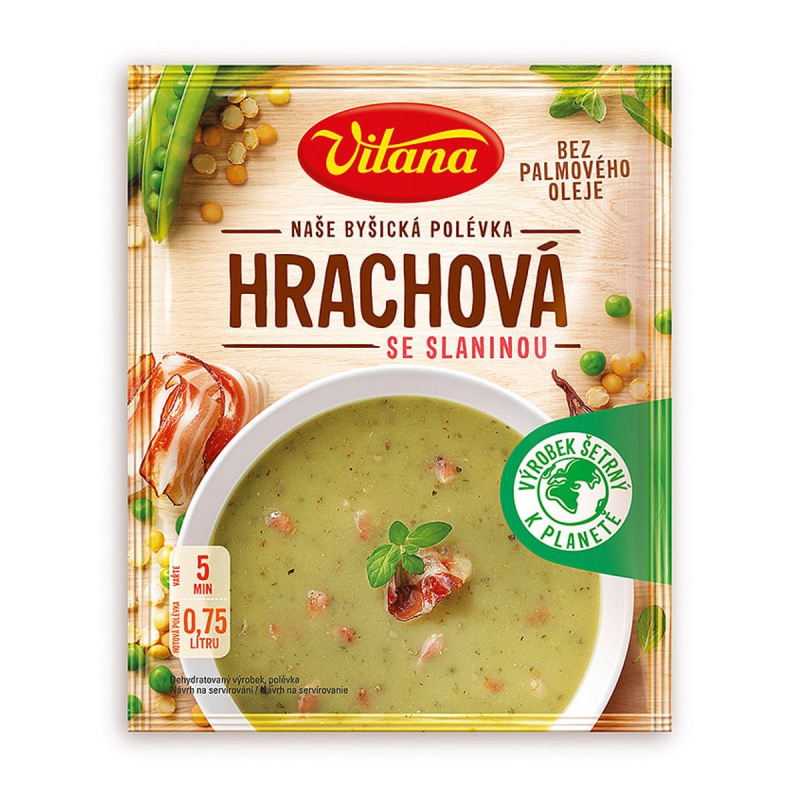Vitana Hrachová se slaninou