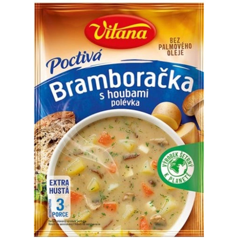 Vitana Poctivá Bramboračka s houbami polévka v pytlíku