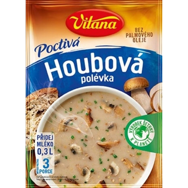 Vitana Poctivá Houbová polévka v pytlíku