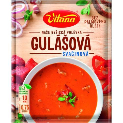 Vitana polévka gulášová svačinová 127g