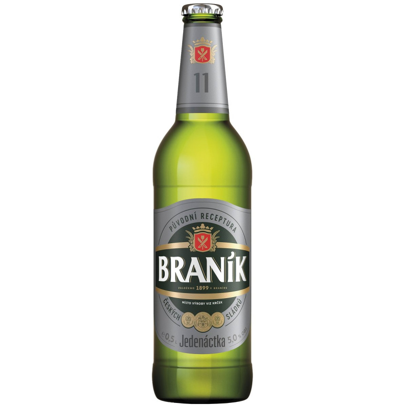 Braník Jedenáctka pivo ležák světlý