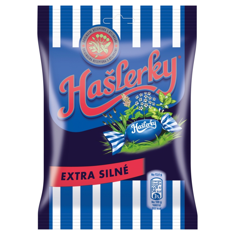 Hašlerky Extra silné 90g