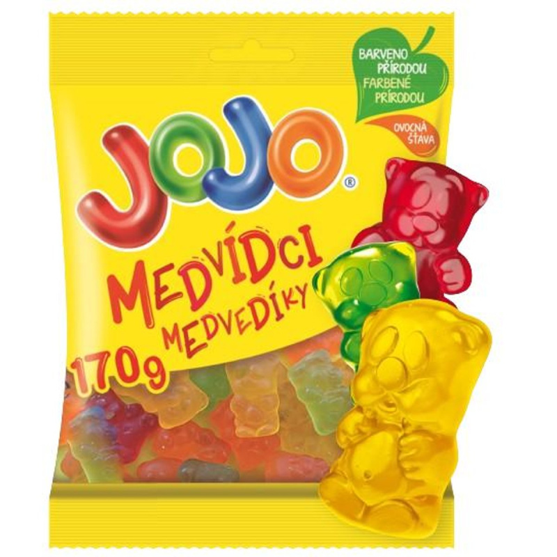 Jojo Medvídci želé bonbóny s ovocnými příchutěmi