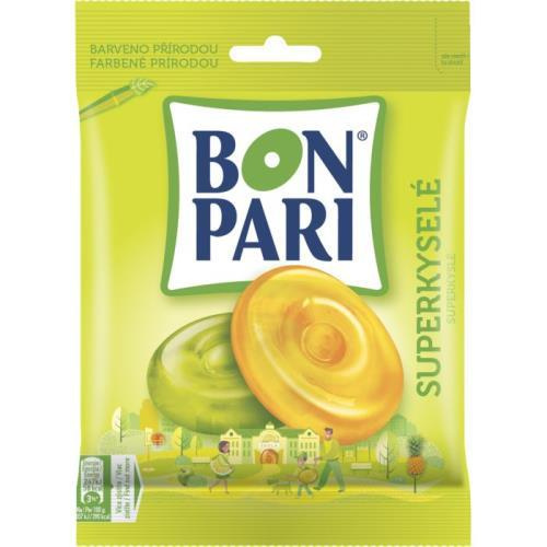 Bon Pari Superkyselé - kyselé bonbony, 90 g