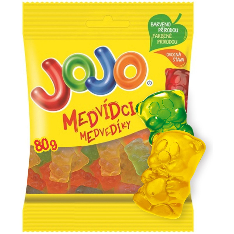 Jojo Medvídci želé bonbóny s ovocnými příchutěmi